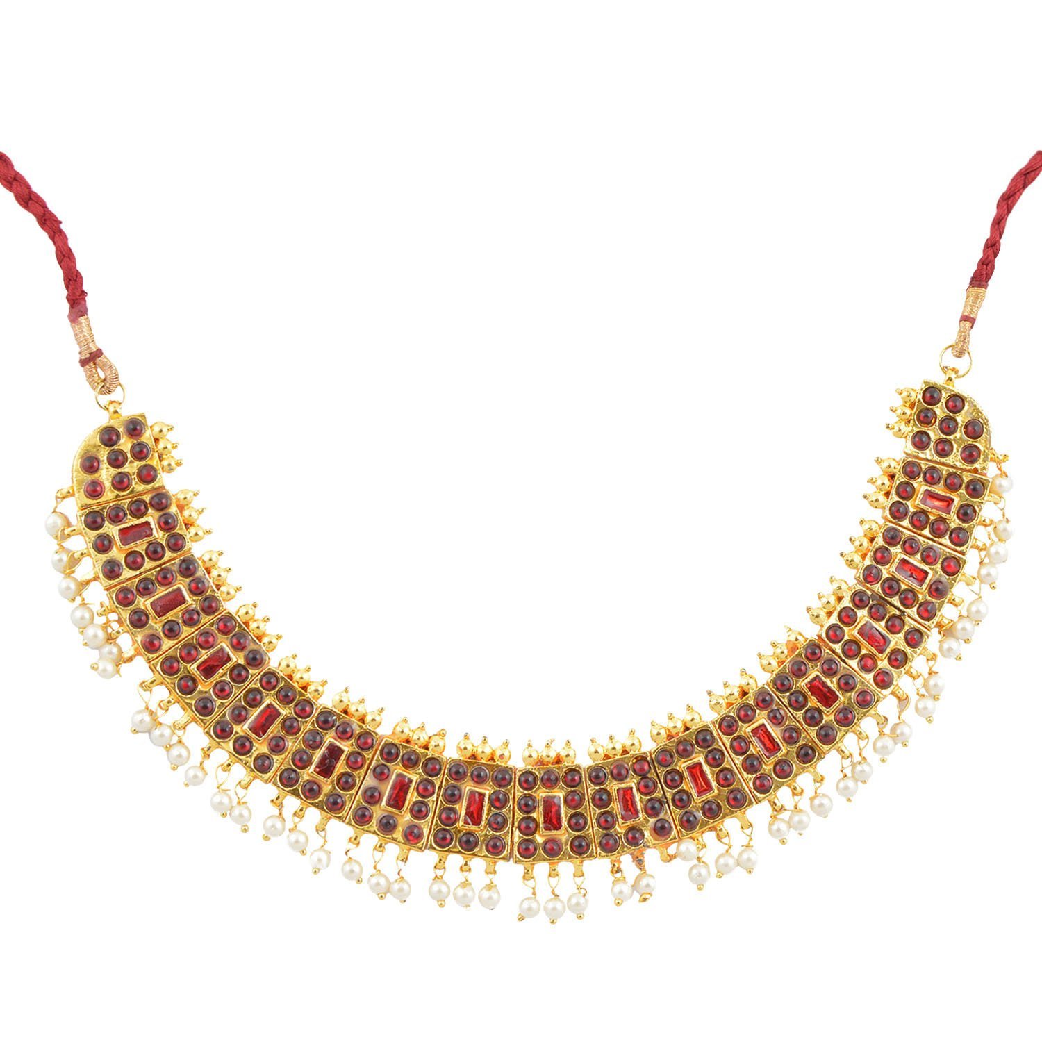 Poothali gold necklace Clearance