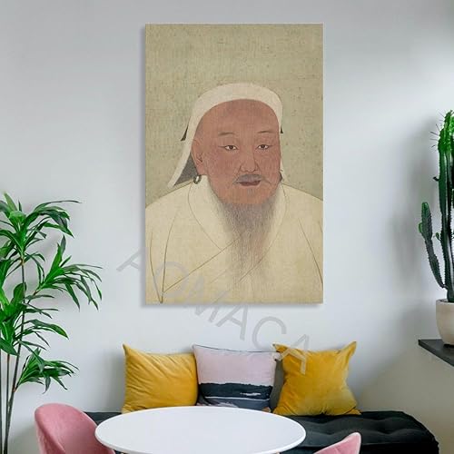Miniatura 6 de Retrato del emperador Genghis Khan, fundador del imperio mongol, mundo asiático, historia asiática, pósteres e impresiones artísticas de pared