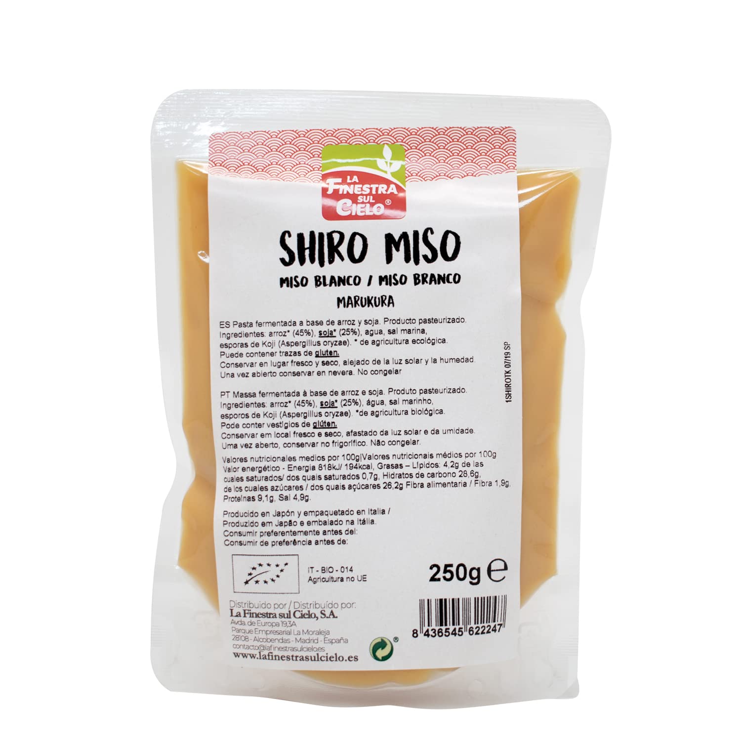 La Finestra Sul Cielo Shiro Miso 250 gr