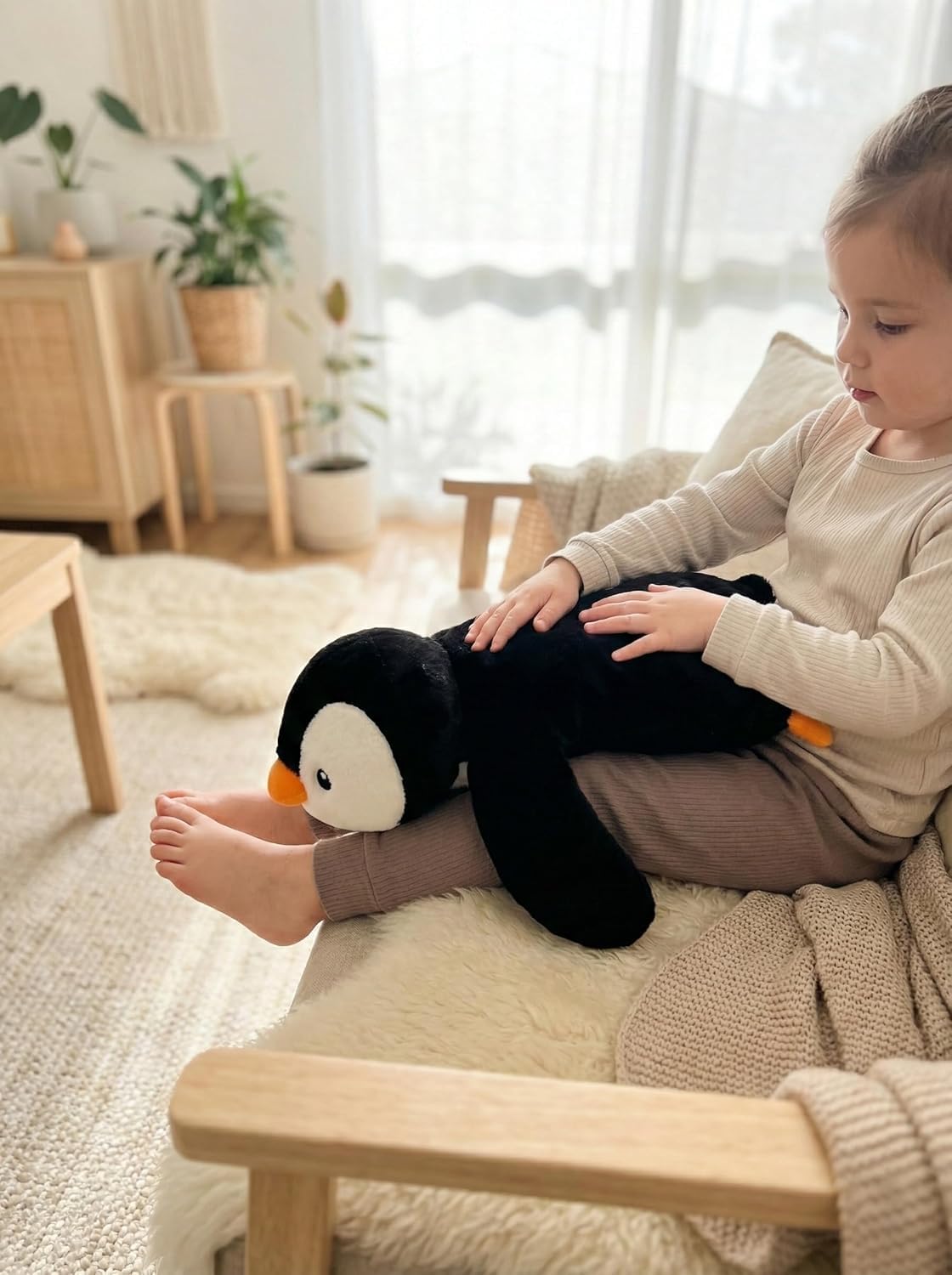 Neuro Wiz Soft Weighted Sensory Plush Animal (2.3kg / 5lb) With Removable Washable Cover & Carry Bag - Image 2