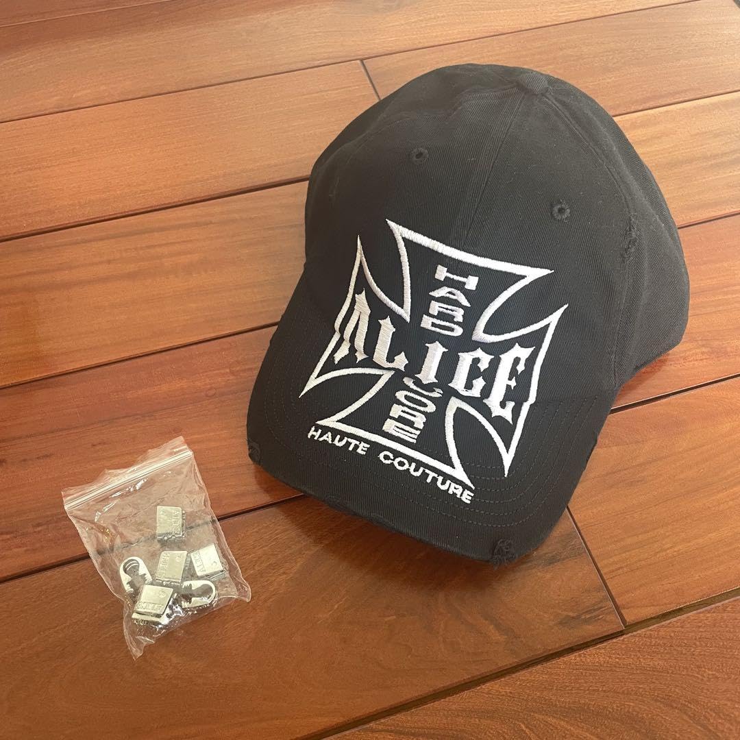 即日発送 Alice Hollywood Chopper Logo CAP 白 預購ALICE HOLLYWOOD CHOPPER LOGO CAP Size/ OS可調整Color
