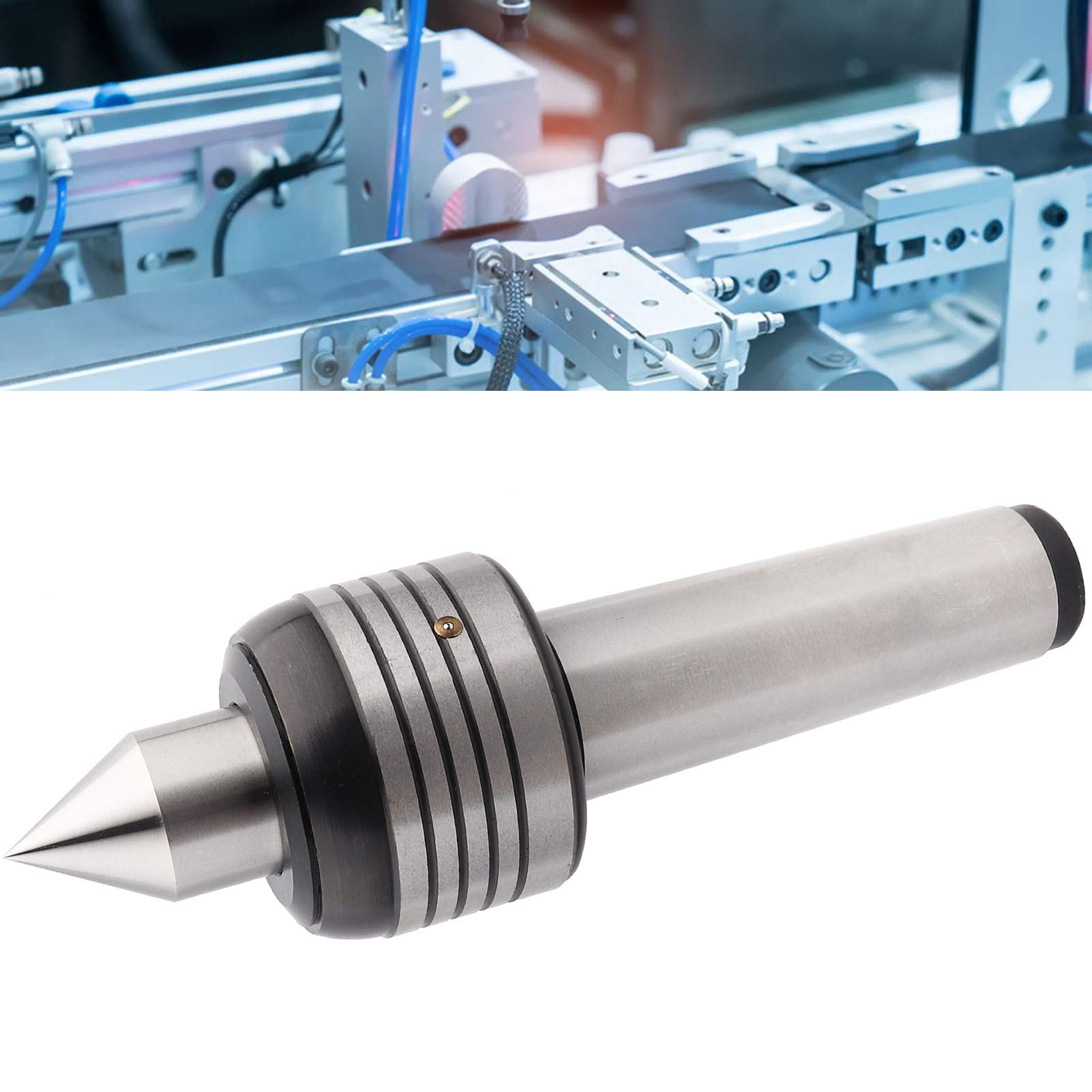 Centro Rotante MT3 Per Tornio - Triplo Cuscinetto A Sfera, Acciaio Carbonio, Per Lavorazioni Di Precisione - Foto 7