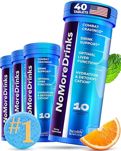 NoMoreDrinks Anti Alcohol Craving Supplement | Liver Detox & Combat