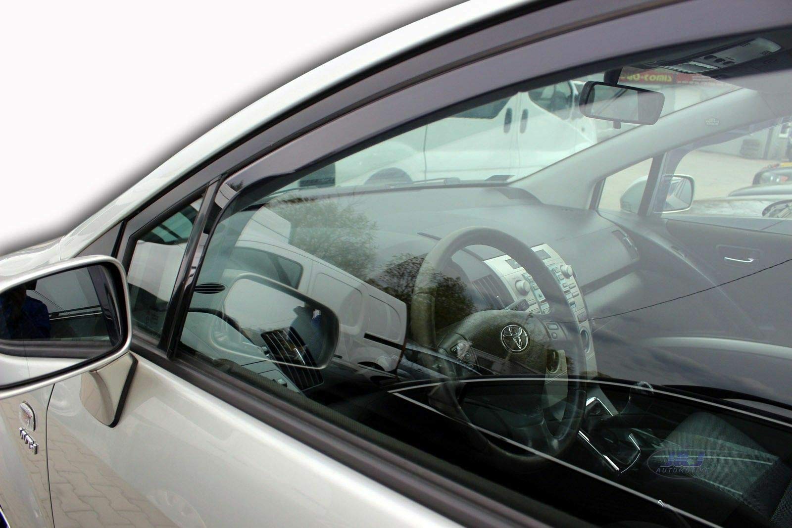 J&J AUTOMOTIVE Windabweiser Toyota Corolla Verso 5-Türer 2004-2009 4tlg Heko Getönt Dunkel