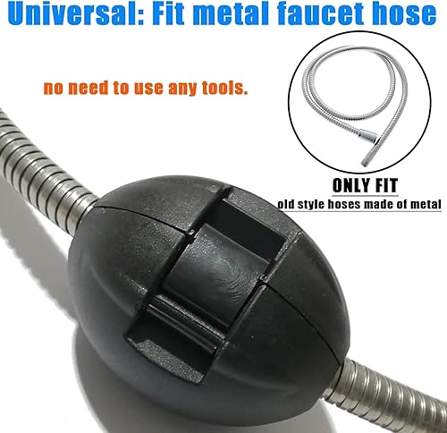 Miniatura 6 de Peso de la manguera del grifo desplegable de cocina, actualización universal 2020, grifo extraíble de acero inoxidable, manguera de metal, peso de