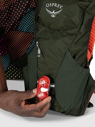 Miniatura 6 de Osprey Katari 3L Mochila de ciclismo para hombre con depósito hidráulico, color negro, talla única