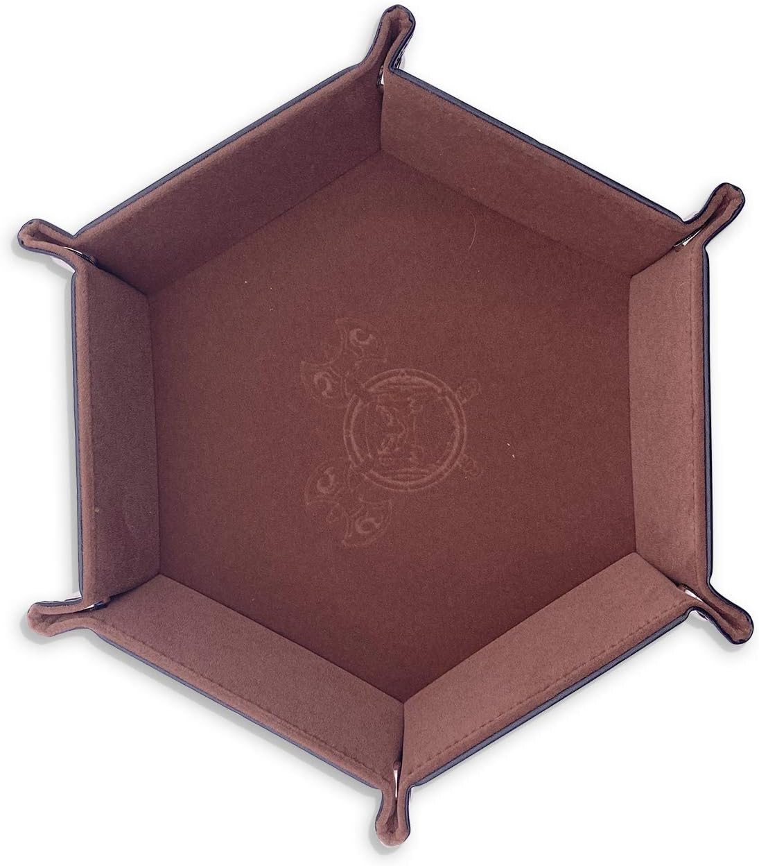 Brown Foldable Snap DND Dice Tray Norse Foundry