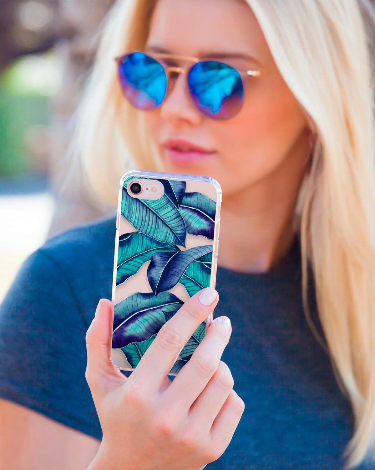 Casery Tropical Leaves iPhone X/XS Phone Case IXH-0279