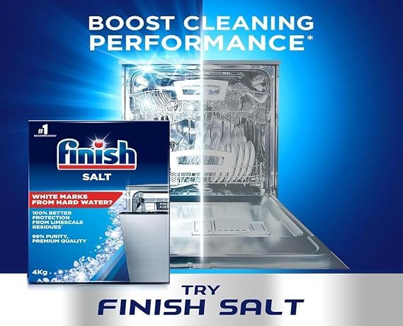 Finish Dishwasher Salt 4KG | Protection from Limescale