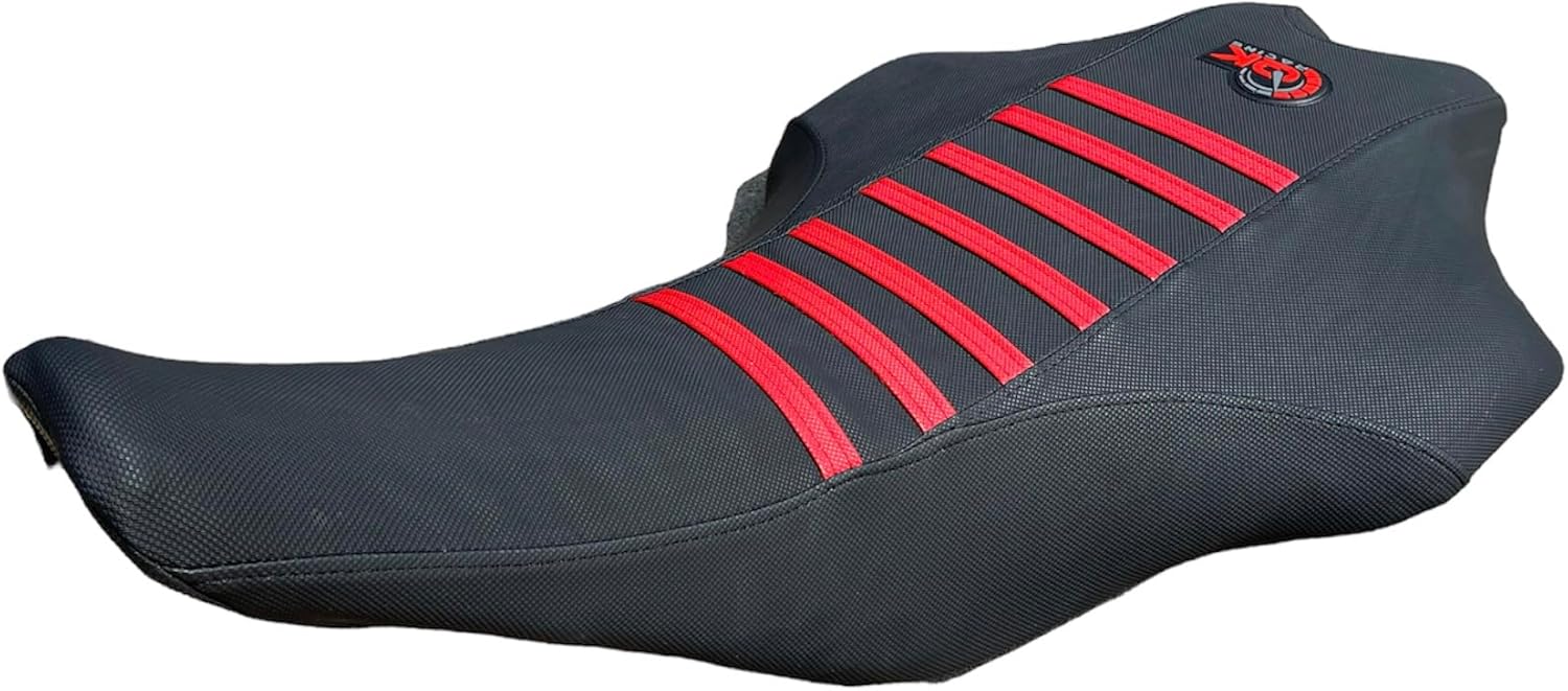 ATV Seat Cover for Yamaha YFZ450 R yfz 450R 450r Seat Cover 2009-2021 (Black/red)