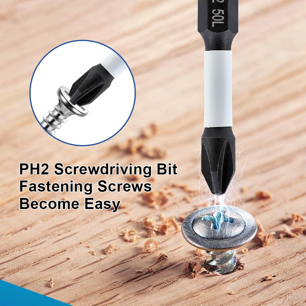 BRSCHNITT Diamond Drill Bit,with Phillips PH2 Magnetic Anti Slip Screwdriver Bit - Image 4