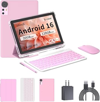BYANDBY Tablet with Keyboard | Android 16 | Tablet 10 inch | 2 in 1 Tablet