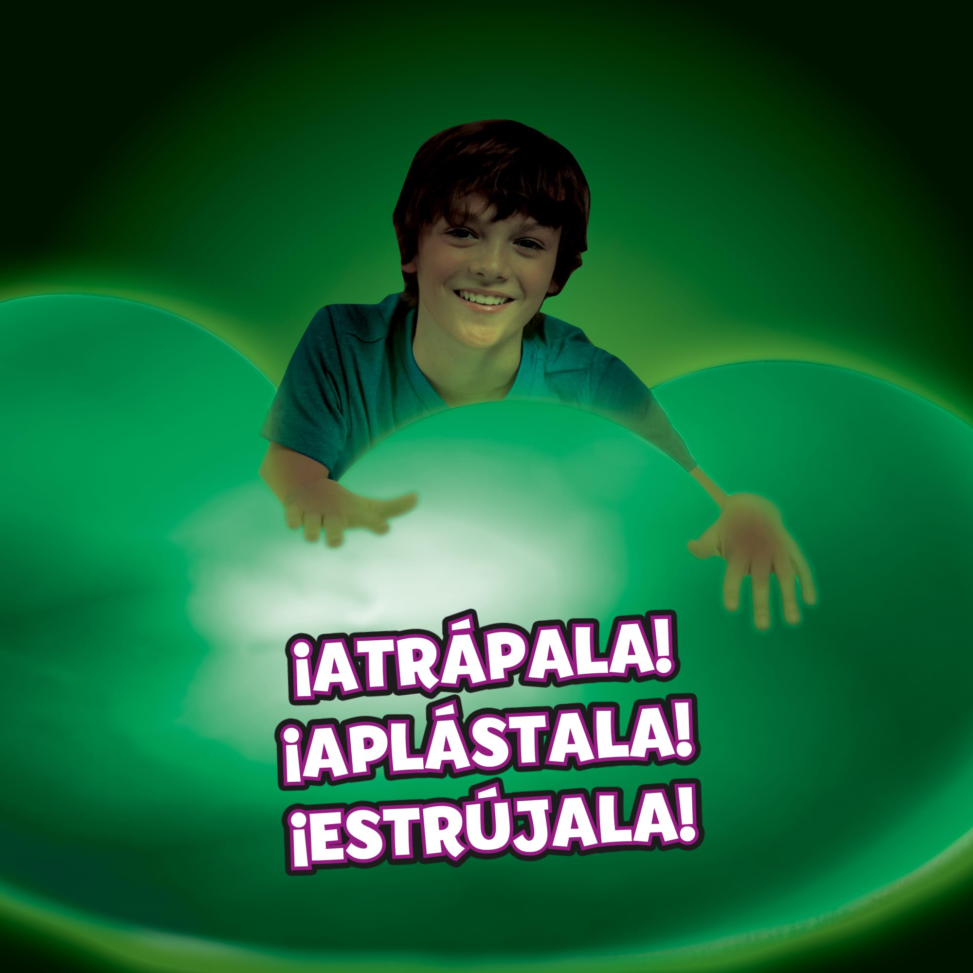 Bizak Super Wubble Impatto Luminoso, Cambia colore Quando si scontra, sembra una bolla e si gioca come una palla gigante, per giocare dentro e fuori casa, si gonfia fino a 75 cm (62940716)