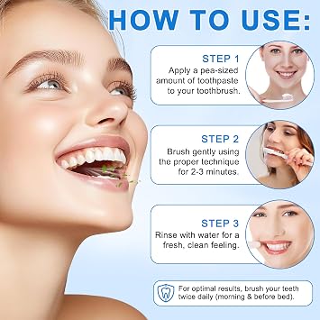 9.9% Hydroxyapatite Toothpaste for Enamel Protection and Tooth Strengthening, (2PCS) Nano Hydroxyapatite Toothpaste, Gentle Mint, Fresh Breath, Daily Use for Oral Health