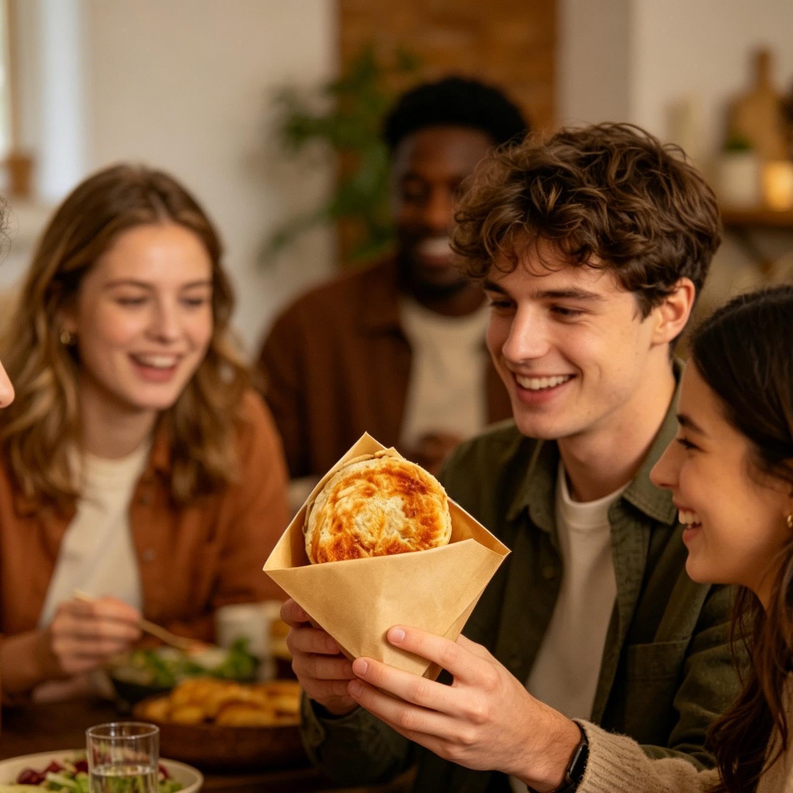 Bolsas De Papel Para Snacks 600 Piezas Envoltorios Resistentes A La Grasa | Bolsas de Papel En El Hogar, La Cocina, Almuerzo, Picnic, Camping, Escuela, Trabajo Y Restaurante