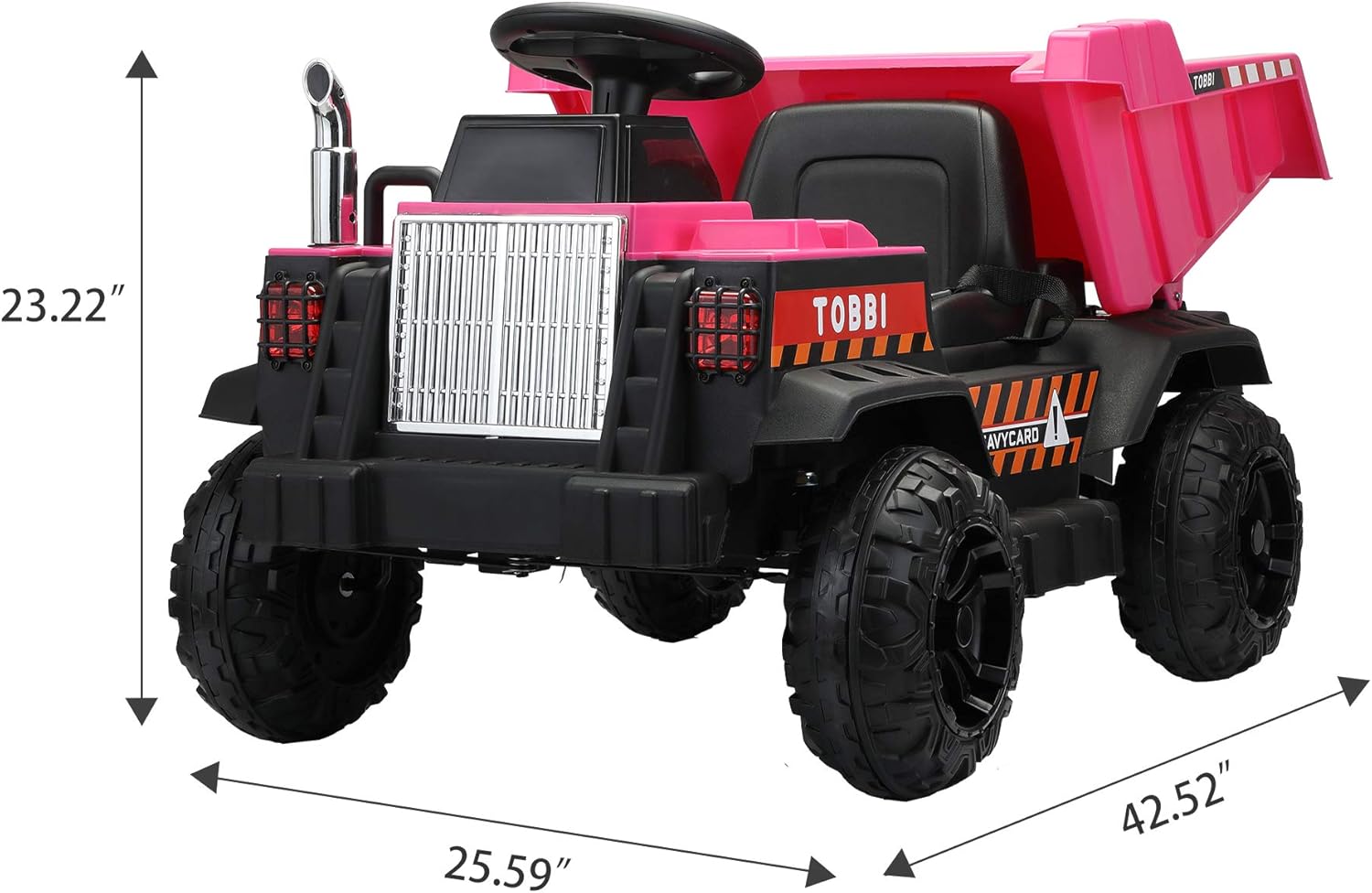 New Product TOBBI Ride on Dump Truck Construction Vehicle Toy with Remote Control for Boys and Girls w/ Music, Elecric Bucket, Rose Red Get Discount Offer TOBBI Ride on Dump Truck Construction Vehicle Toy with Remote Control for Boys and Girls w/ Music, Elecric Bucket, Rose Red