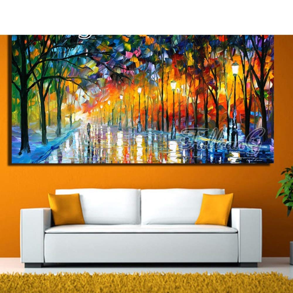 DIY 5D Diamond Painting Kits Full Drill Giornata di pioggia Hobby 80x220cm Grandi Completo Pittura Diamante Ricamo numero Adulti/Bambini Large Punto Croce Strass Cristallo Immagini per Decor Home Wall