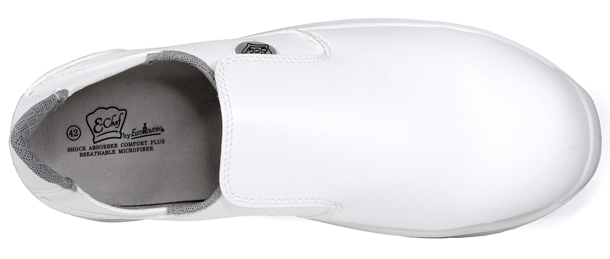 EuroRoutier E-Chef Veneto Hybrid Blanc - Chaussures de sécurité de Chef, Chaussures de Chef - Chaussures de Cuisine
