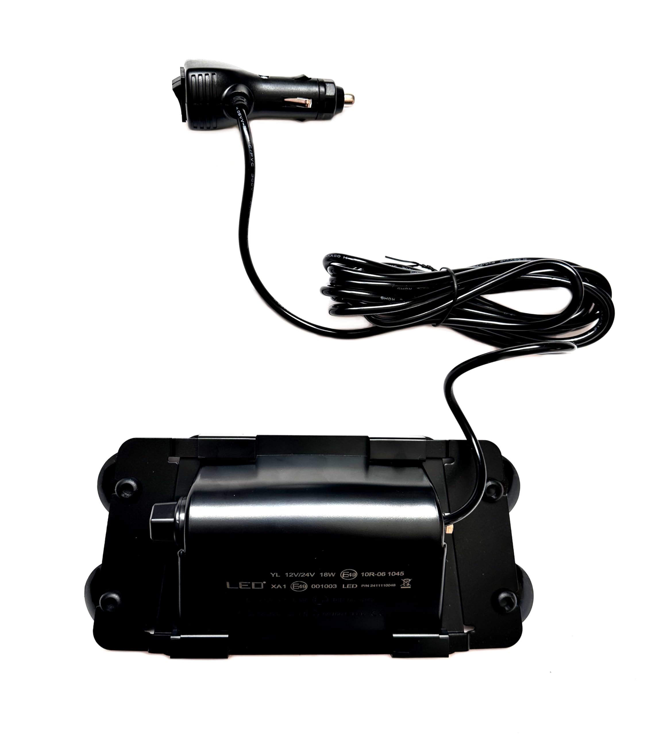 LED Frontblitzer Warnleuchte 12–24V - R65 R10 Zulassung - Amber/Blau Variante - Front Warnlicht für Auto LKW Transporter (252x46mm - Amber)