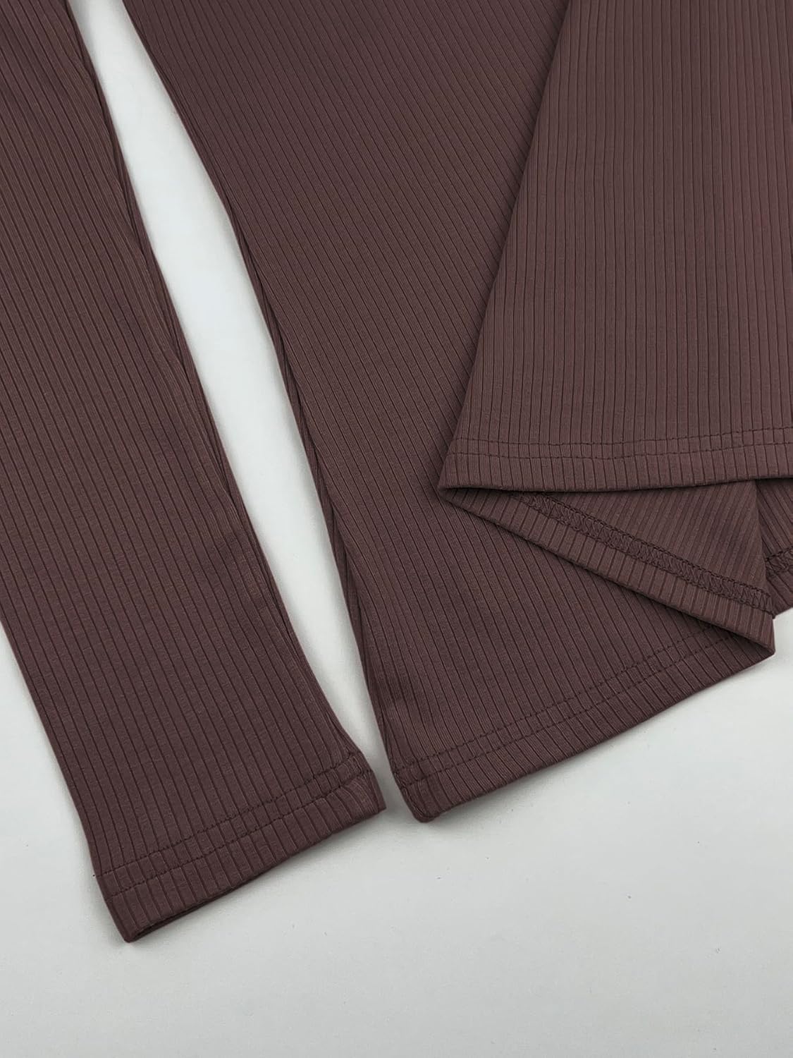 iGENJUN Womens Long Sleeve V Neck Polo Shirts Business Casual Collared Work Top Slim Fitted Basic 2024 Fall Shirt, Brown,M - Image 5