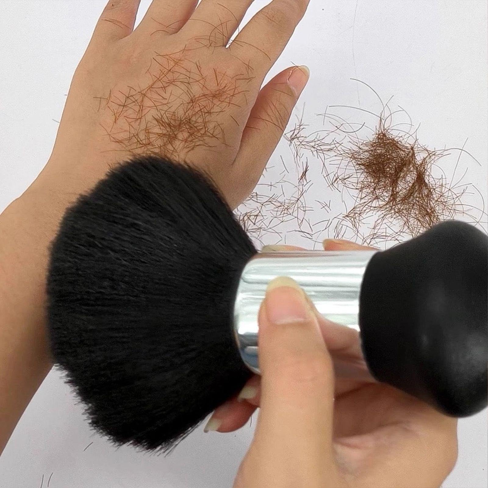 Spazzole Per Capelli Da 2 Pezzi, Strumenti Da Barbiere, Spazzole Per La Depilazione Della Polvere, Strumenti Di Pulizia, Accessori Per Parrucchiere.