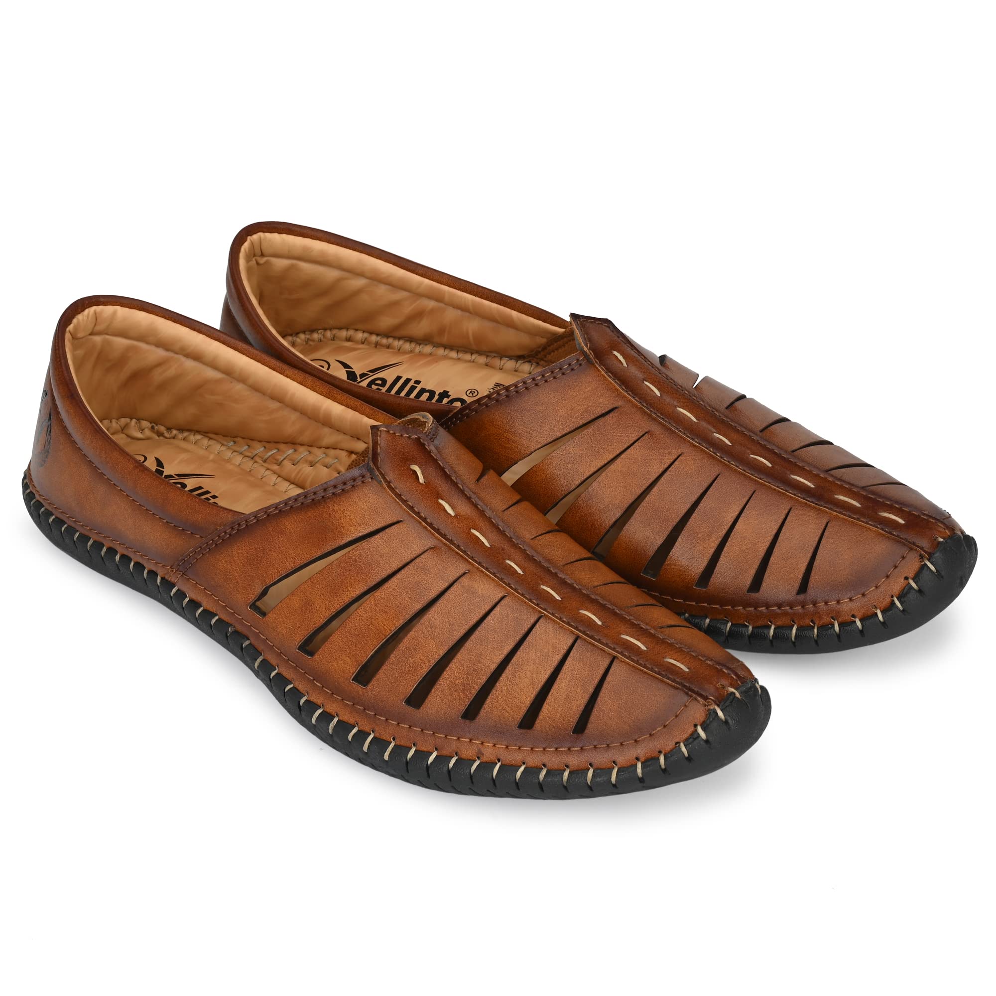 Ethnic Juttis/Mojaris for Men ll Casual Pathani Jutis for Men ll Trendy Casual Shoes for Men-image-21