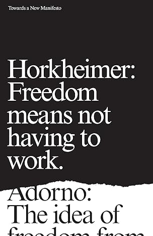 Towards a New Manifesto