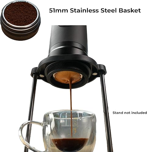 Miniatura 2 de MiiCoffee Eon - Máquina de café espresso portátil, cafetera de viaje con autocalentamiento y carga USB-C (gris)