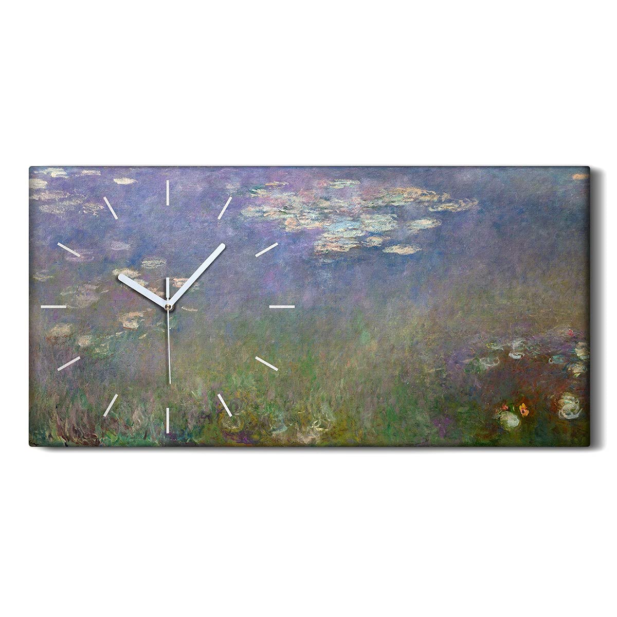 Horloge sur Toile Ne Pas Tic Tac Coloray pour Dormir en Silence dans une Chambre Moderne