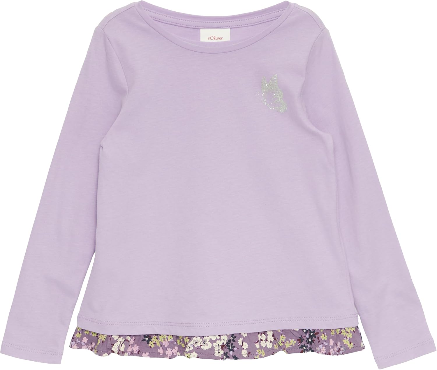 T-Shirt S.Oliver Bambine E Ragazze - Maniche Lunghe, 100% Cotone, Stampa Grafica, Scollo Rotondo - Foto 7