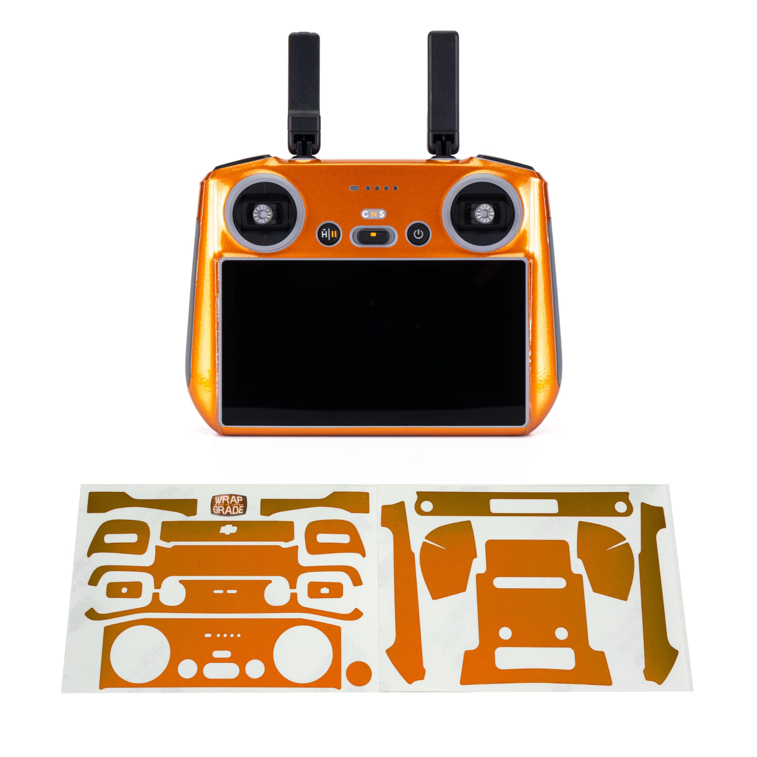 WRAPGRADE Skin Stickers Compatible with DJI RC 2 (BUTTERFLY COPPER)