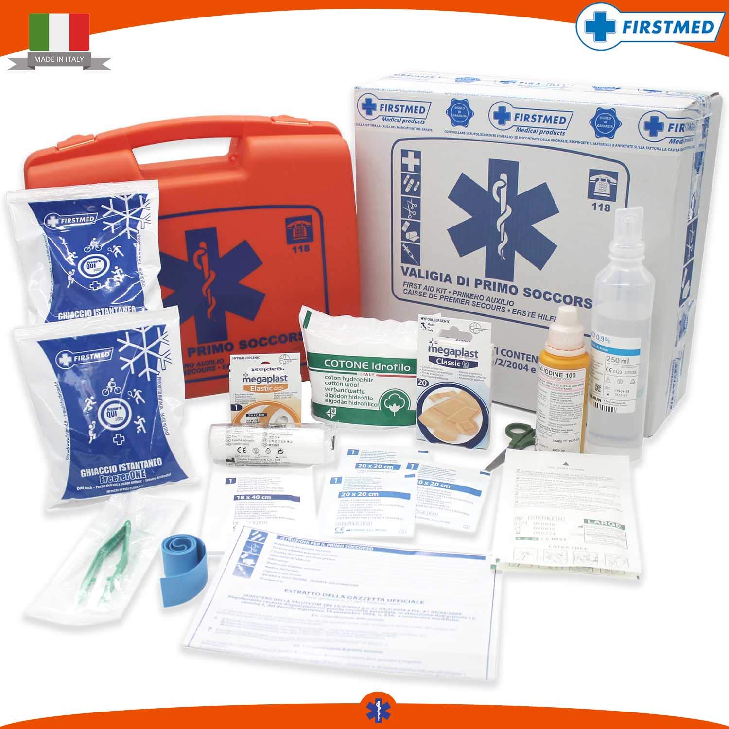 Firstmed 148/2372 - Caso De Primeros Auxilios, Orange, color: naranja