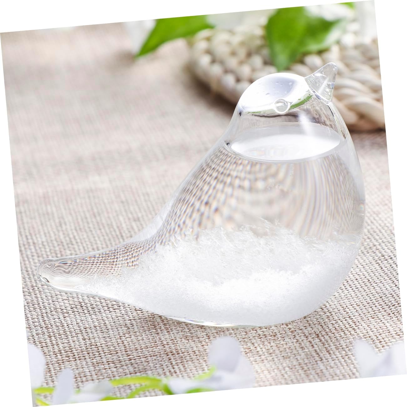 Cabilock 3pcs Tabletop Bird Decor Storm Glass Weather Storm Bottle Barometer Glass