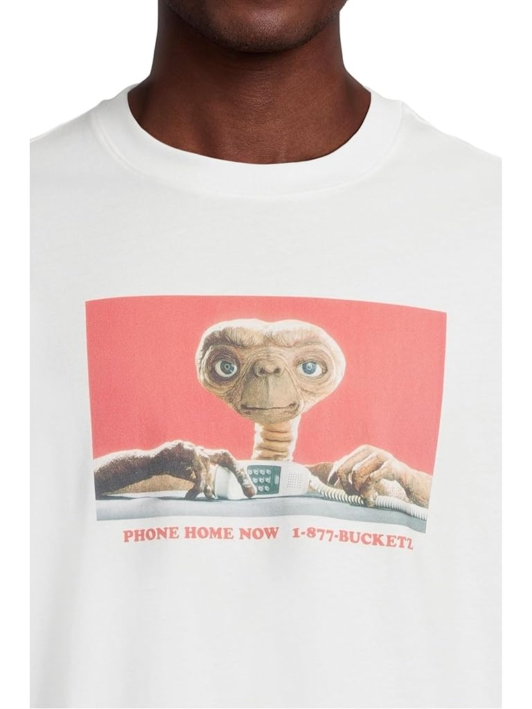 White PUMA Hoops X E.T. Graphic T-Shirt