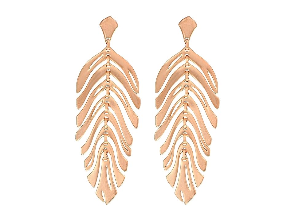 

Kendra Scott Lotus Earrings (Rose Gold Metal) Earring