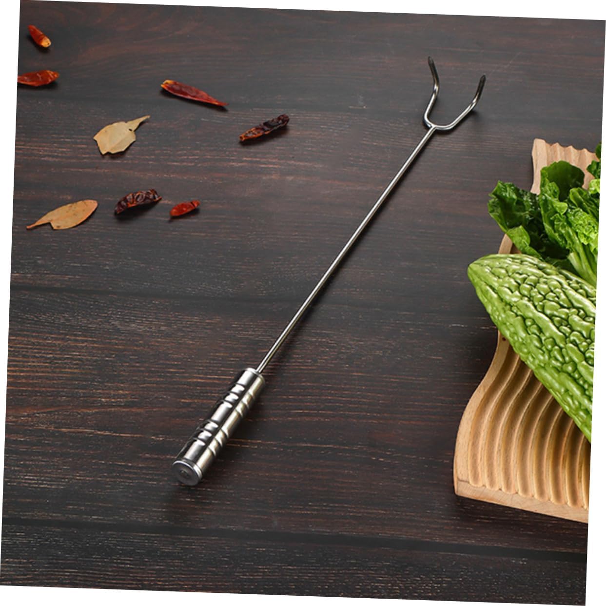 5pcs Stainless Steel Meat Hook Turner Handle Bbq Tool for Grilling and Meat Processing and Easy to Clean for Chefs and Barbecue Enthusiasts