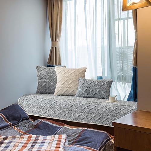 Miniatura 2 de Cojín bohemio para ventana de bahía, con patrón de jacquard, para asiento de ventana de interior, dormitorio, decoración bohemia, almohadillas de