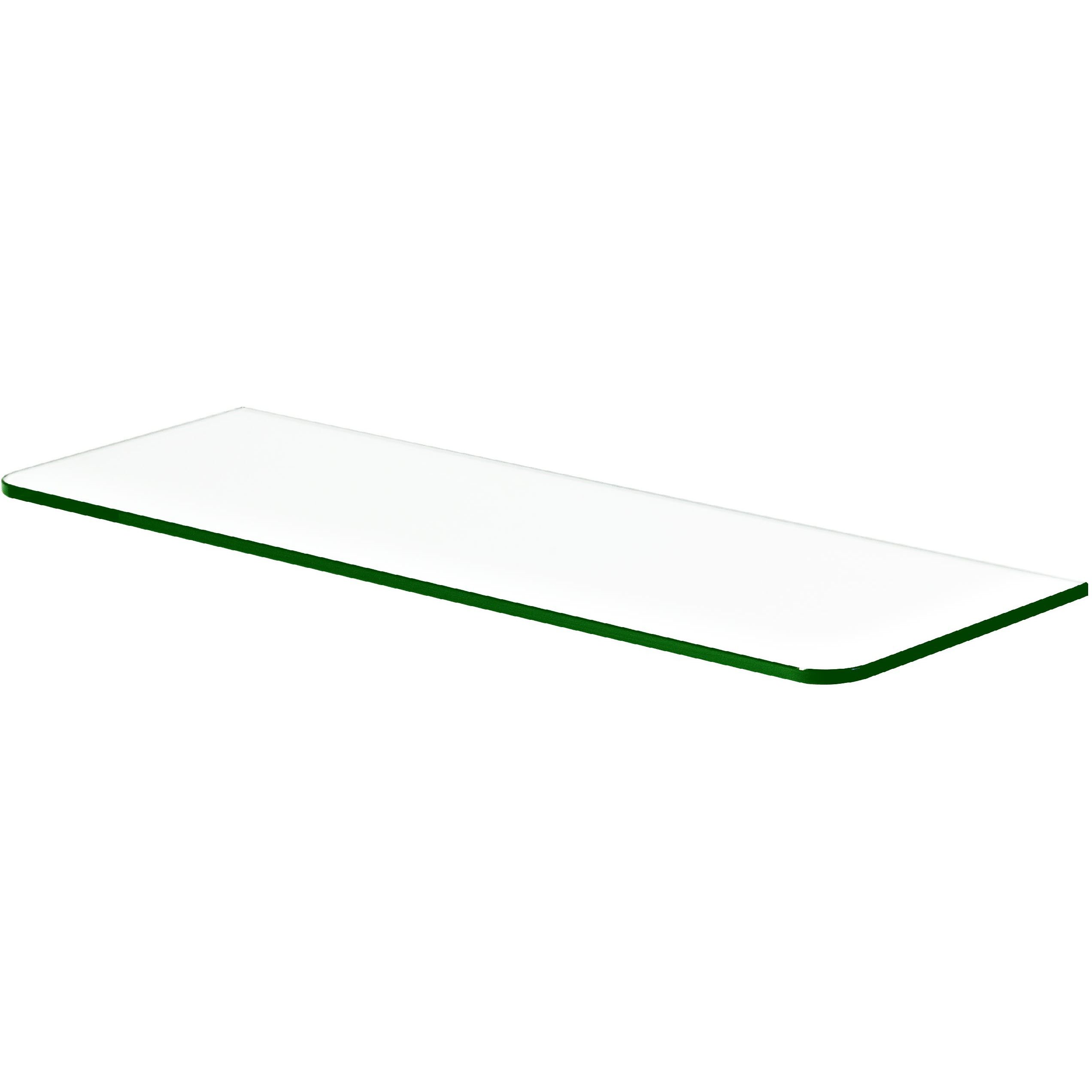 Mastershelf Clear 600X200x8mm Glass Shelf