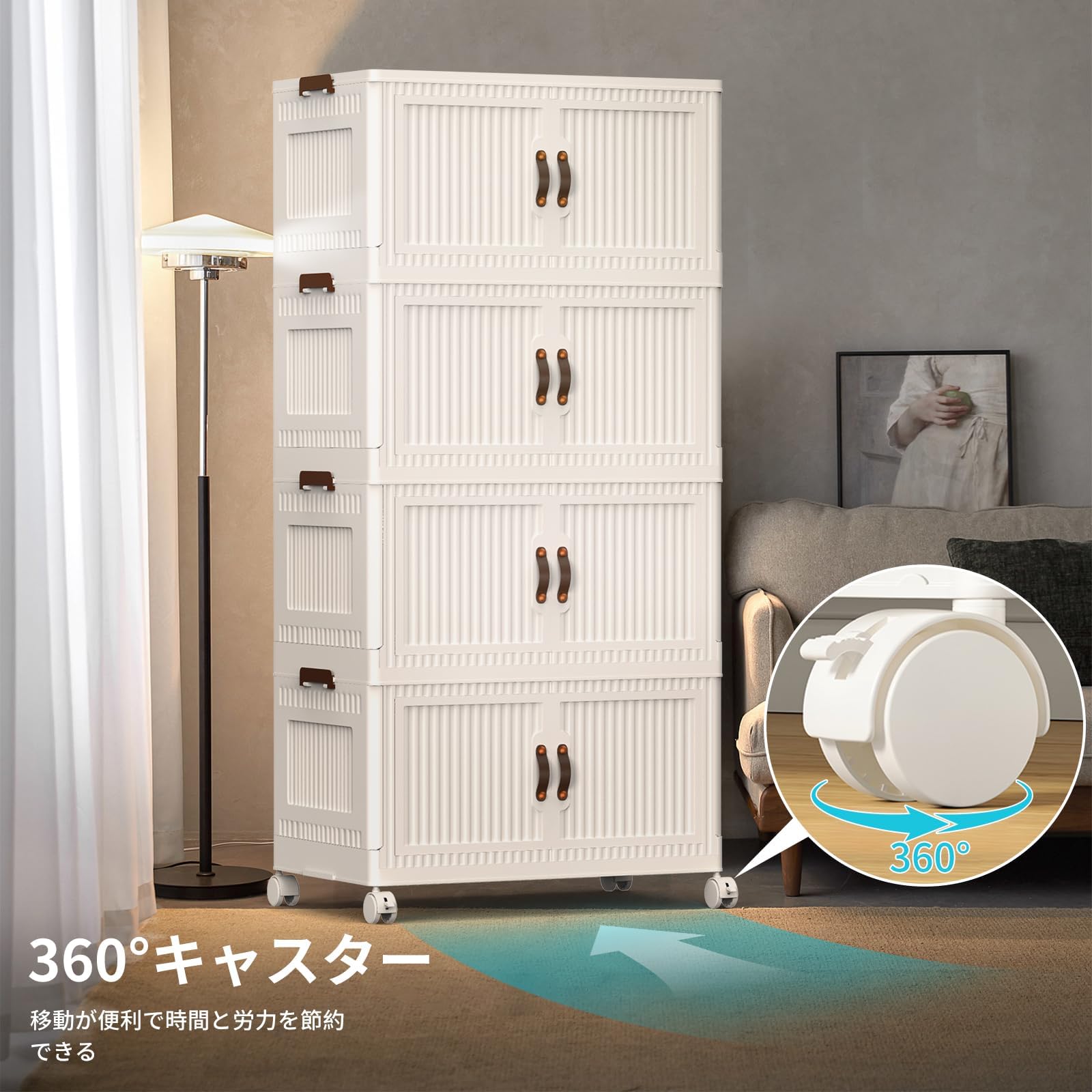 Amazon｜HEEOREV 収納ケース 収納ボックス 洋服ダンス 折りたたみ