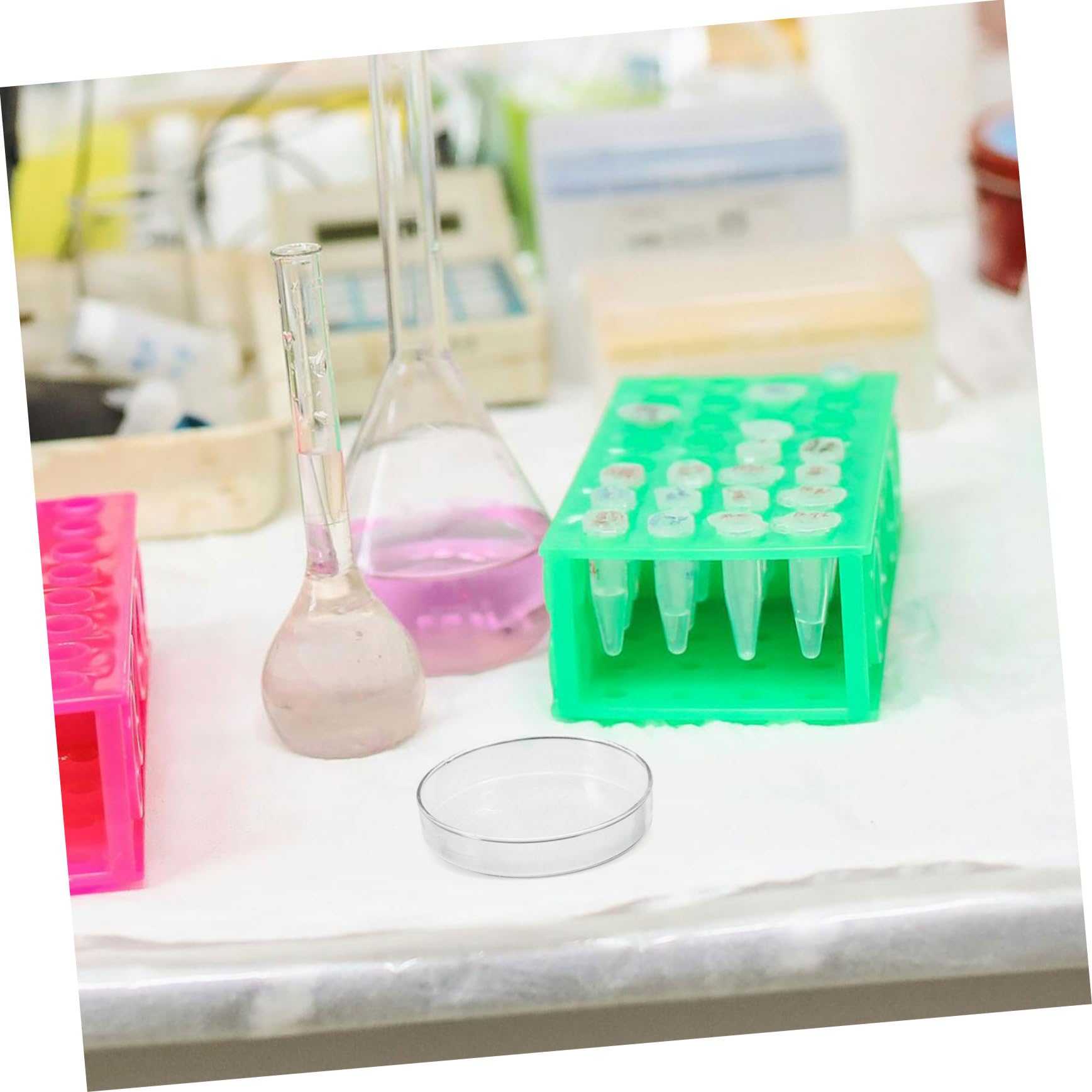 SHINEOFI 5 Placas De Petri Para Hongos Placas De Petri Para Experimentos Científicos Con Tapa Para Cultivo De Tejidos Para