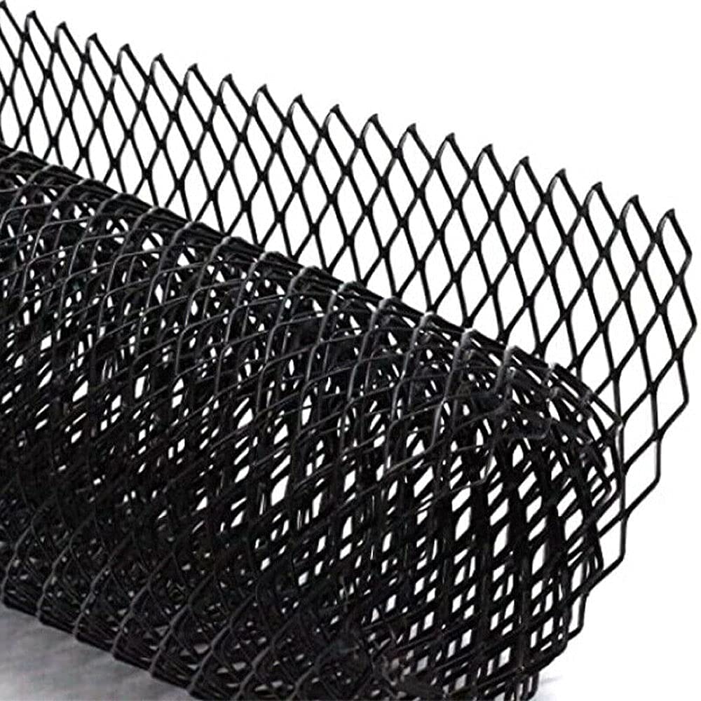 Streckmetall Gitter Aluminium Mesh Grille 100 X 33cm Universal Kühlergrill Auto Gitter Net Lochblech Schwarz