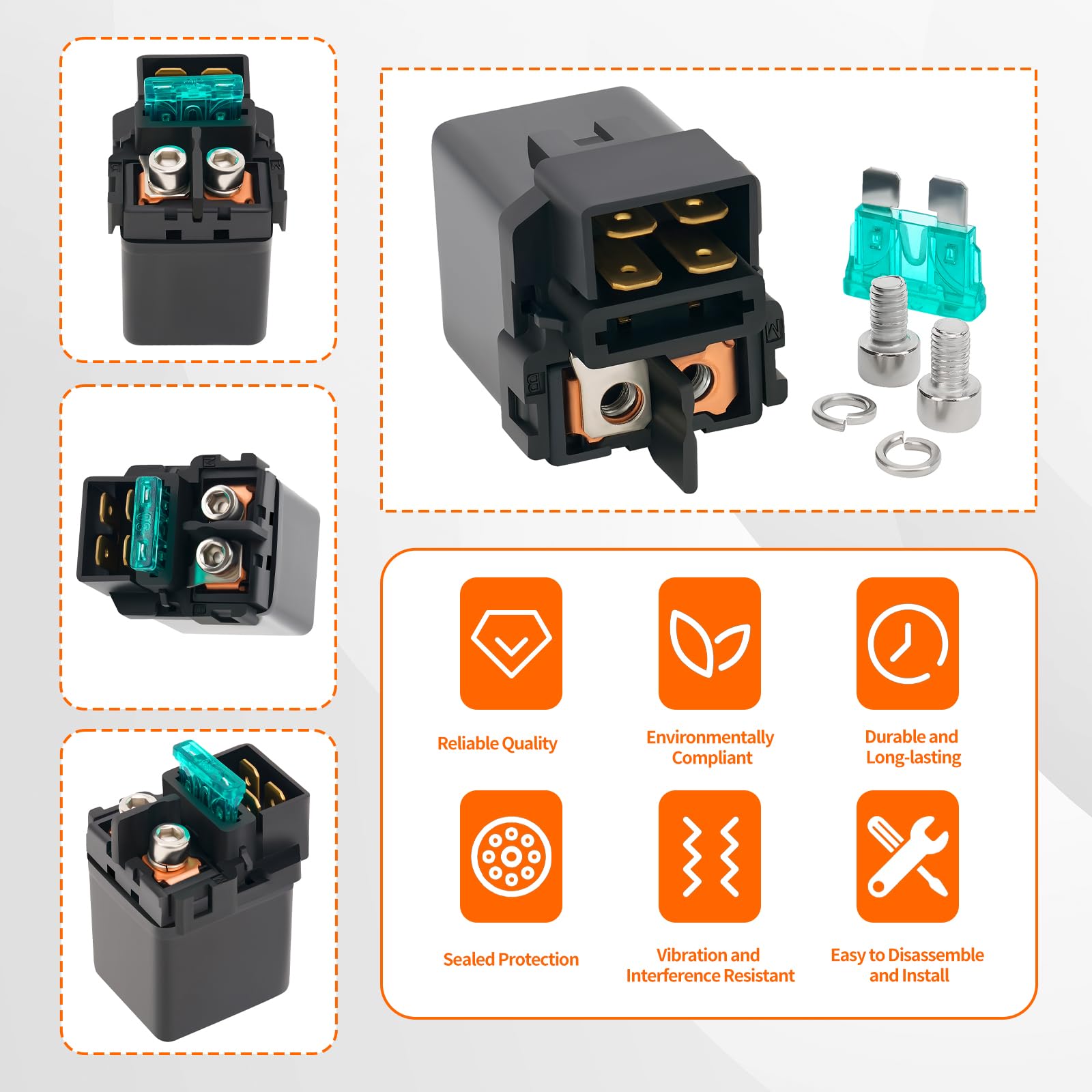 Amazon.com: AHL Starter Solenoid Relay for Kawasaki ZX636 Ninja ZX