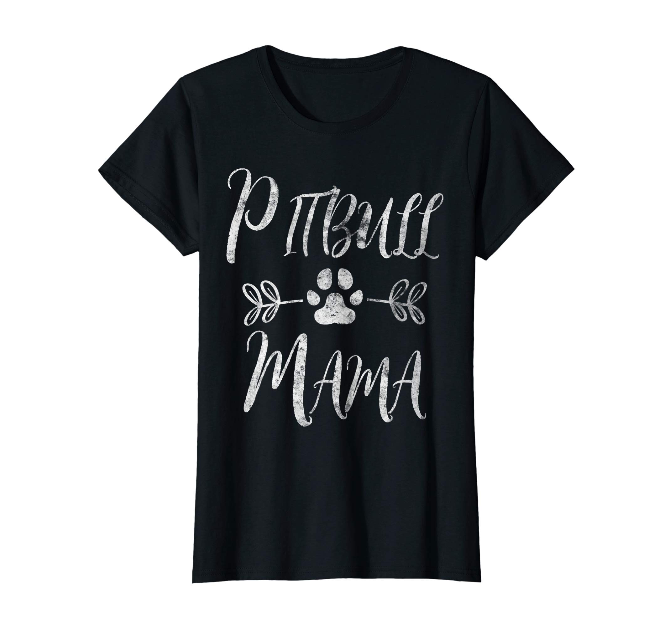 Funny Pitbull Mama ShirtsWomens Pitbull Mama Shirt Pitbull Lover Shirt Pitbull Funny Dog Mom T-Shirt