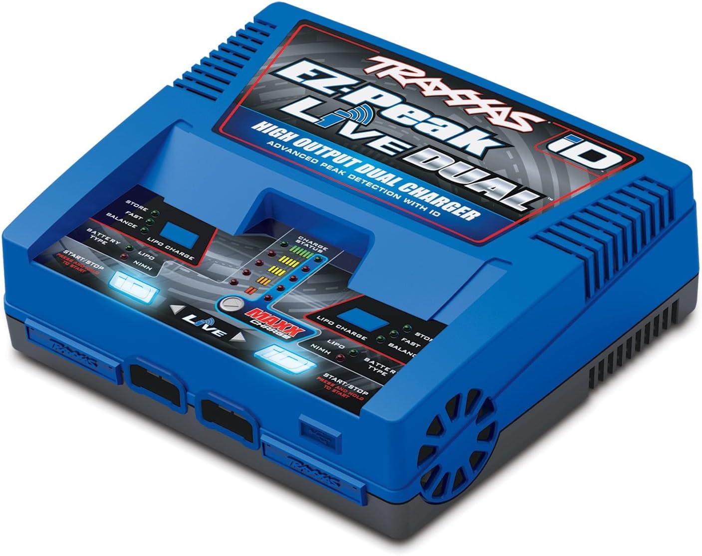 Traxxas EZ-Peak Live Dual Modellbau-Ladegerät 26 A LiPo, NiMH Minus-Delta-U Abschaltung, Akkuerkennung, Temperaturüberw