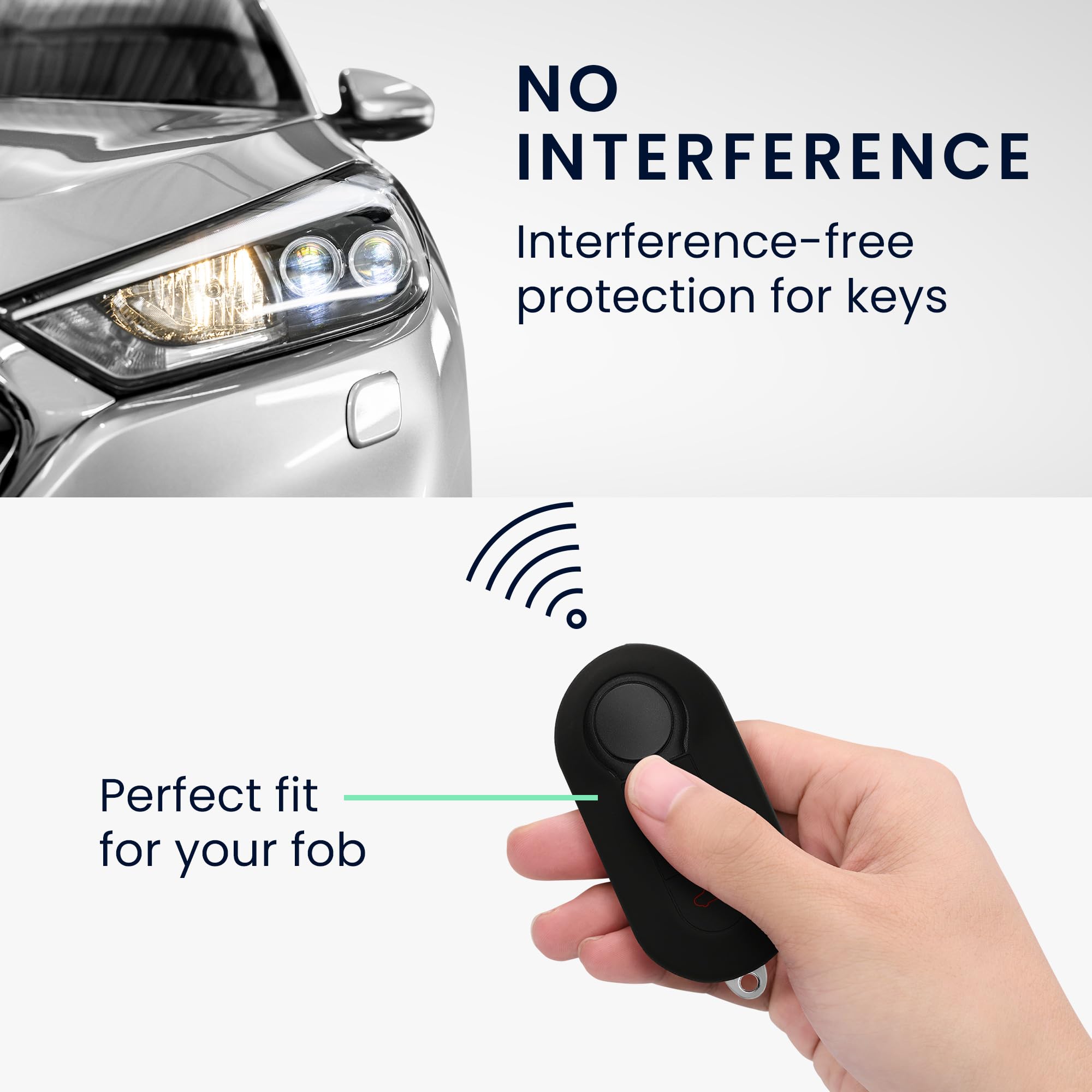 Coprichiave Per Fiat E Lancia - Custodia Silicone Bandiera Italiana Per Telecomando Auto Pieghevole - Foto 8