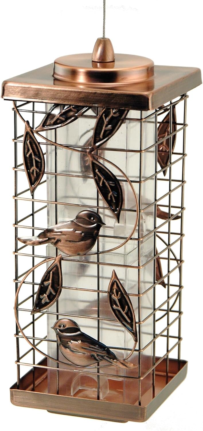 Audubon Kay Home Product's Squirrel-Resistant Caged Tube Feeder