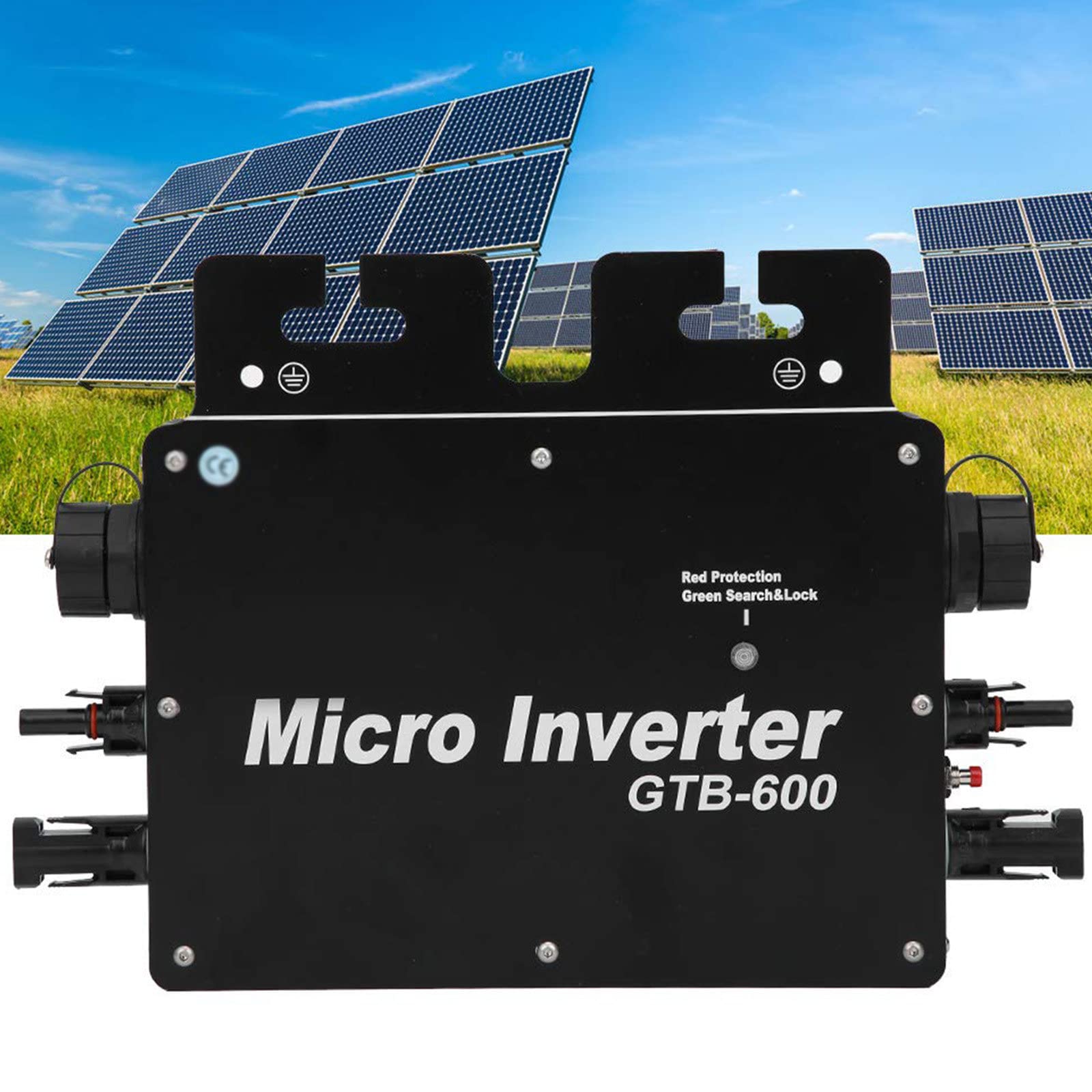 600/800 W Ip65 Wodoodporny Dc 22-50 V do AC 110/220 V Napięcie Mikroinwerter o wysokiej dokładności, Solar Grid Tie Inverter, Aluminiowa Wifi Solarny system zasilania,600W-220V