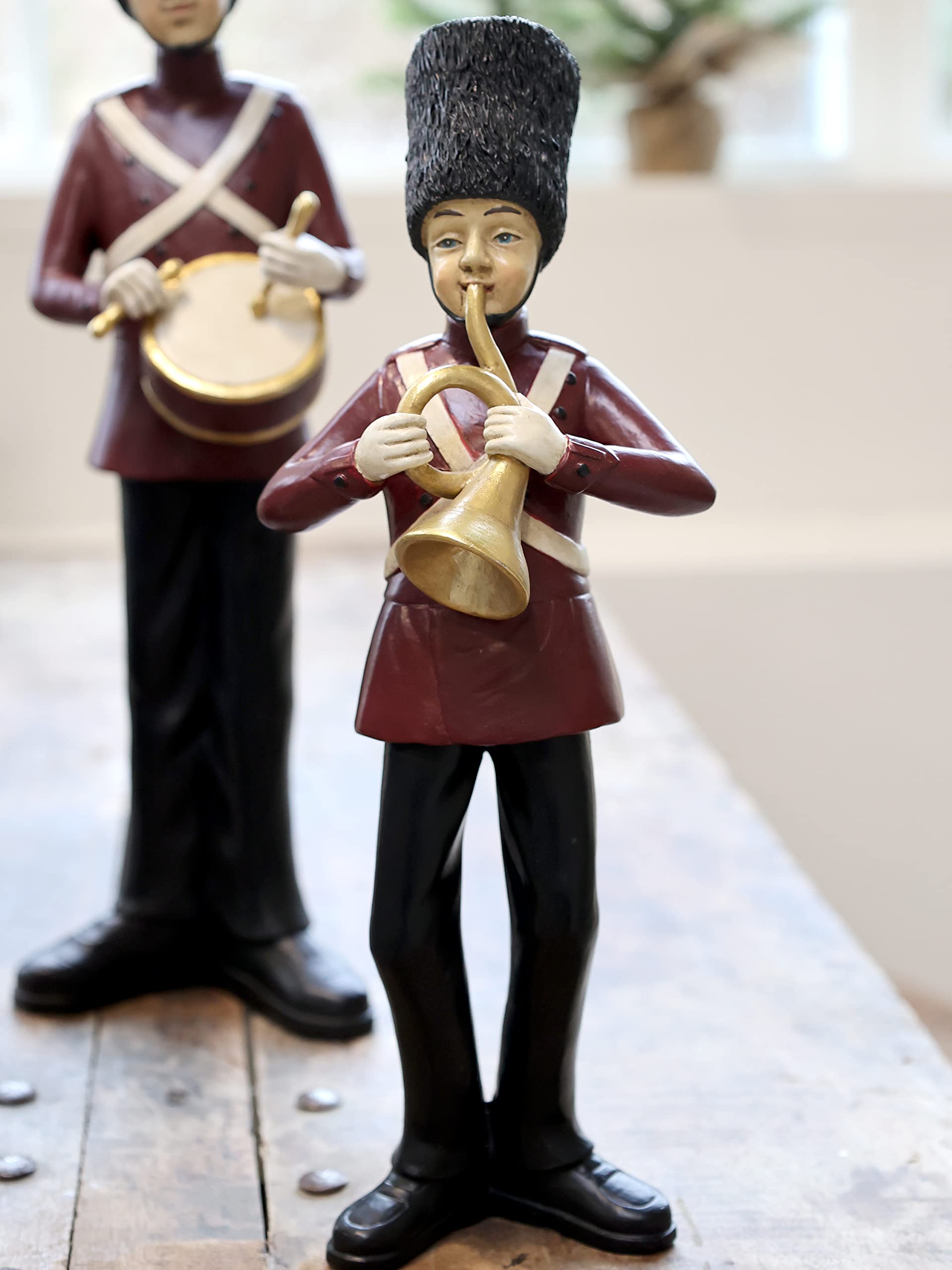 Chic Antique Vintage Weihnachts Orchester 3 teilig (Weihnachten, Figuren, klassisch)