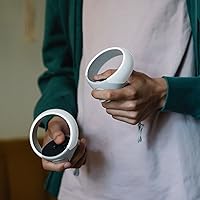 Vista 6 de Geekria Anti-Bumping Silicone Soft Ring Cover with Protection Compatible with OculusMeta Quest 2 Controller Cover VR Halo Controller Protector