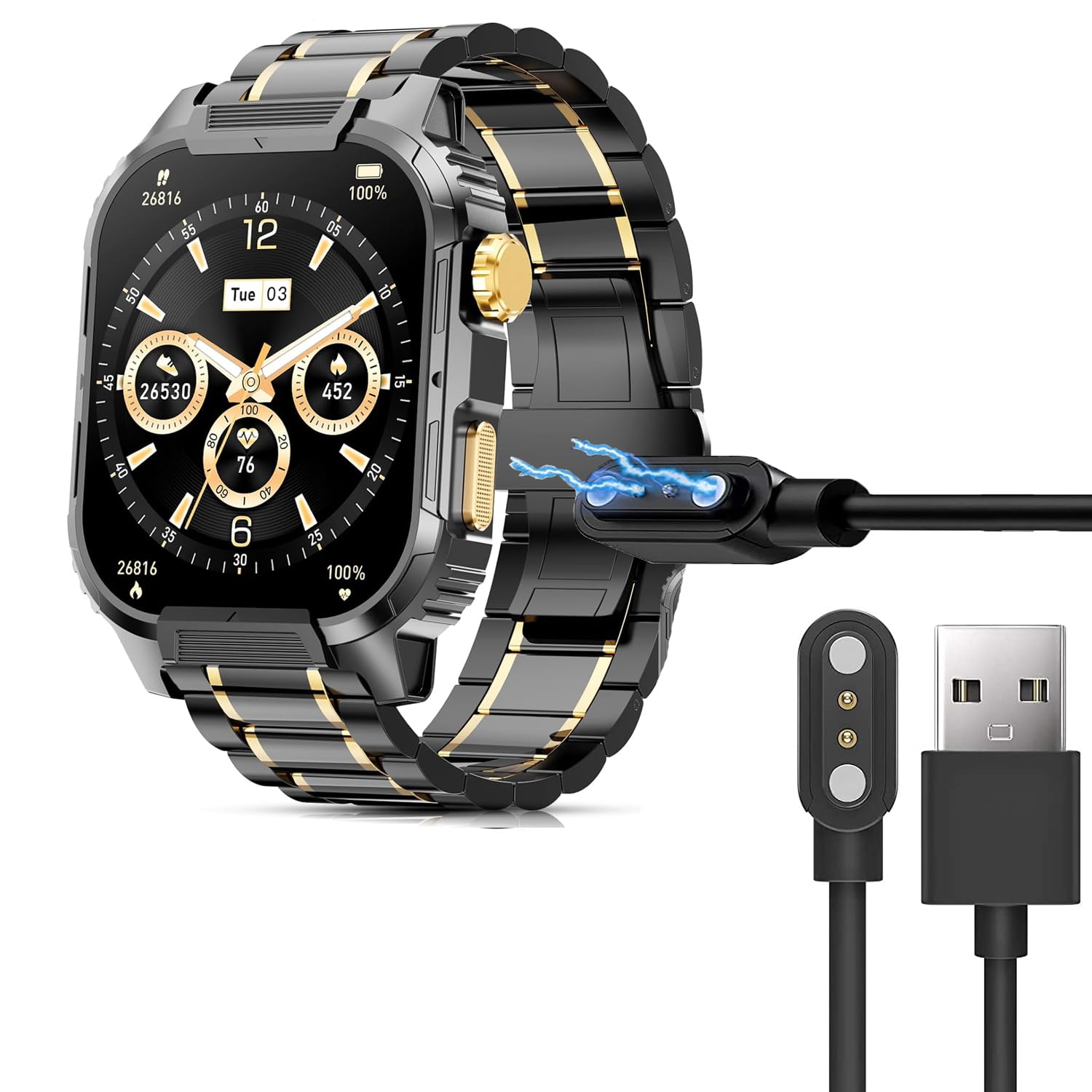 Magnetic Charger Naaptol Touch Watch Wireless Bluetooth Naaptol